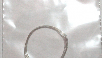 Flexible Wire 0.30mm diameter x 1m (Silver) - MSM Creation