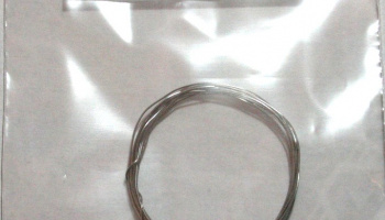 Flexible Wire 0.40mm diameter x 1m (Silver) - MSM Creation