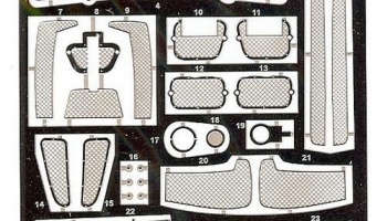 FXX Photoetch Detail-Up parts 1/24 - MSM Creation