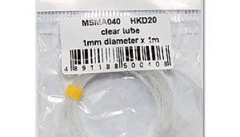 Clear tube 1mm diameter x 1m - MSM Creation