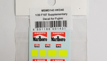 F187 Supplementary Tobacco decal 1/20 - MSM Creation