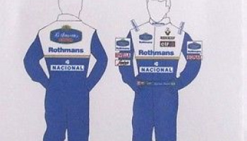 A.Senna Figure Decal (Williams 1994) 1/43 - MSM Creation