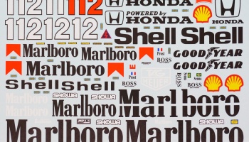 McLaren MP4/4 Decal 1/8 - MSM Creation