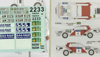 Toyota Celica TA64 1986 Hong Kong - Beijing Rally conversion 1/24 - MSM Creation