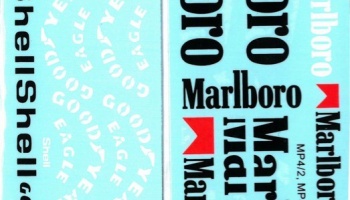 McLaren MP4/2B/C Supplementary Decal 1/20 - MSM Creation