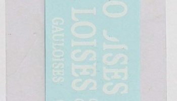 Gauloises Decal for 2004 Yamaha M1 1/12 - MSM Creation