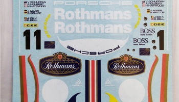 Porsche 956 Rothmans Decal 1983 1/24 - MSM Creation