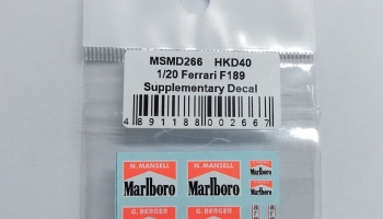 Ferrari F189 Supplementary Decal 1/20 - MSM Creation