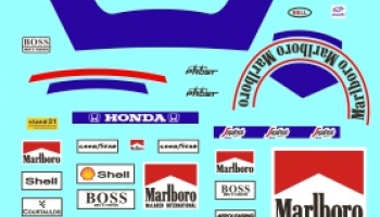 A. Prost Figure Decal (McLaren) 1/12 - MSM Creation