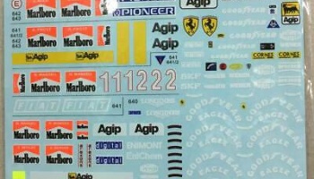 Ferrari F189/F190/F191 (640-643) Full decal 1/20 - MSM Creation