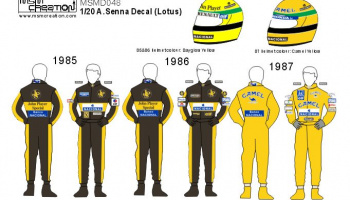 A.Senna Decal (Lotus) 1/20 - MSM Creation