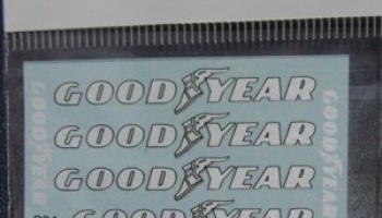 Goodyear decal for Tamiya Tyrrell P34 6 wheeler 1/12 - MSM Creation