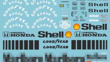 McLaren MP4/4 Full Sponsor Decal 1/20 - MSM Creation