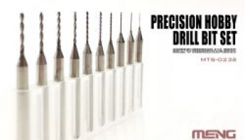 Precision hobby drill bit set 0.4-1.3mm - Meng