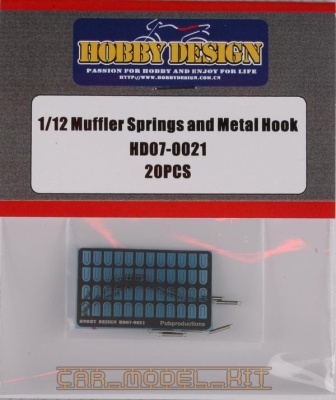 Muffler Springs and Metal Hook - Hobby Design