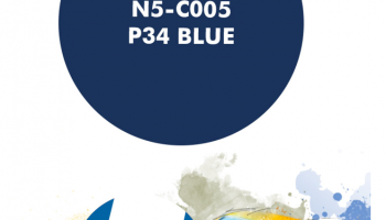 P34 Blue  Paint for Airbrush 30 ml - Number 5