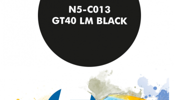 GT40 LM Black  Paint for Airbrush 30 ml - Number 5