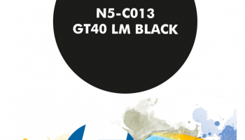 GT40 LM Black  Paint for Airbrush 30 ml - Number 5