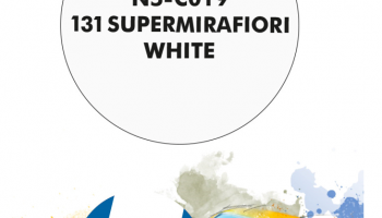 131 Supermirafiori White Paint for Airbrush 30 ml - Number 5