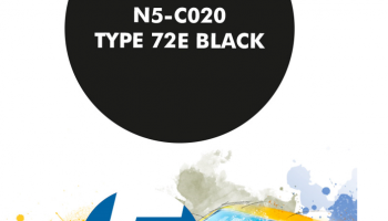 Type 72E Black Paint for Airbrush 30 ml - Number 5