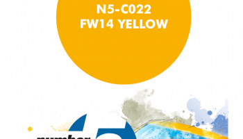 FW14 Yellow  Paint for Airbrush 30 ml - Number 5