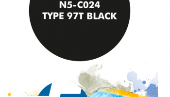Type 97T Black  Paint for Airbrush 30 ml - Number 5