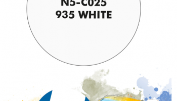935 White  Paint for Airbrush 30 ml - Number 5