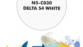 Delta S4 White  Paint for Airbrush 30 ml - Number 5