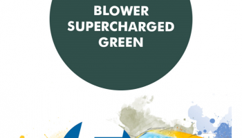 Blower Supercharged Green Paint for Airbrush 30 ml - Number 5