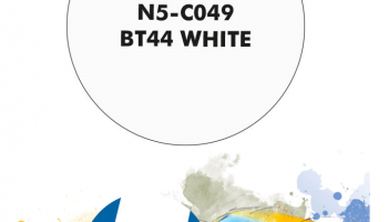 BT44 White  Paint for Airbrush 30 ml - Number 5