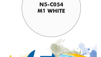 M1 White  Paint for Airbrush 30 ml - Number 5