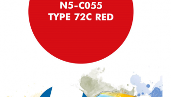 Type 72C Red for Airbrush 30 ml - Number 5