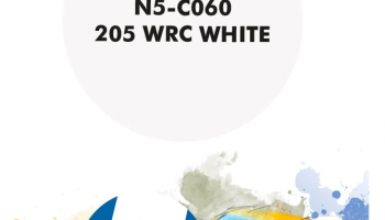205 WRC White  Paint for Airbrush 30 ml - Number 5