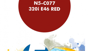 320i E46 Red Paint for Airbrush 30 ml - Number 5