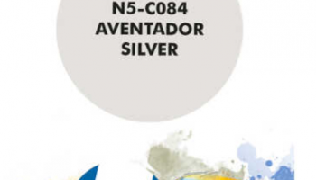 Aventador Silver  Paint for Airbrush 30 ml - Number 5