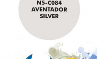 Aventador Silver  Paint for Airbrush 30 ml - Number 5