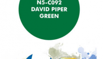 David Piper Green  Paint for Airbrush 30 ml - Number 5