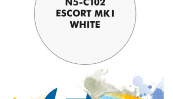Escort Mk I White  Paint for Airbrush 30 ml - Number 5