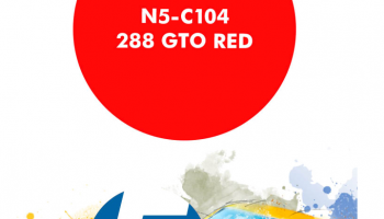 288 GTO Red  Paint for Airbrush 30 ml - Number 5