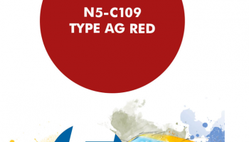 Type AG Red  Paint for Airbrush 30 ml - Number 5