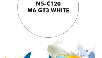 M6 GT3 White  Paint for Airbrush 30 ml - Number 5