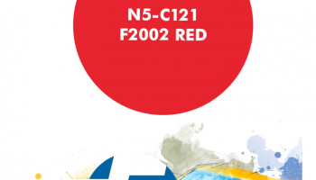 F2002 Red  Paint for Airbrush 30 ml - Number 5