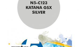 Katana GSX Silver  Paint for Airbrush 30 ml - Number 5