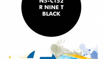 R NineT Black  Paint for Airbrush 30 ml - Number 5