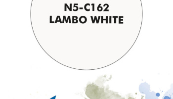 Lambo White Paint for airbrush 30ml - Number Five