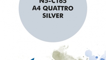 A4 Quattro Silver - Metallic  Paint for airbrush 30ml - Number Five