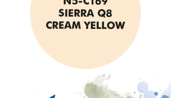 Sierra Q8 Cream Yellow  Paint for airbrush 30ml - Number Five