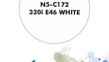 320i E46 White Paint for airbrush 30ml - Number Five