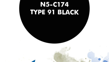 Type 91 Black Paint for airbrush 30ml - Number Five