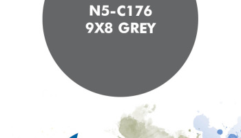9X8 Grey Paint for airbrush 30ml - Number Five